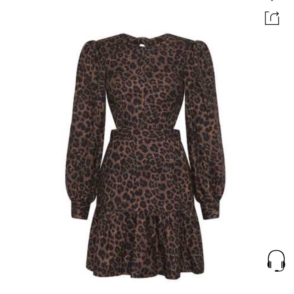 Yasi mini dress, size 8 but fits tight like a 2/4. Very cute with open back.